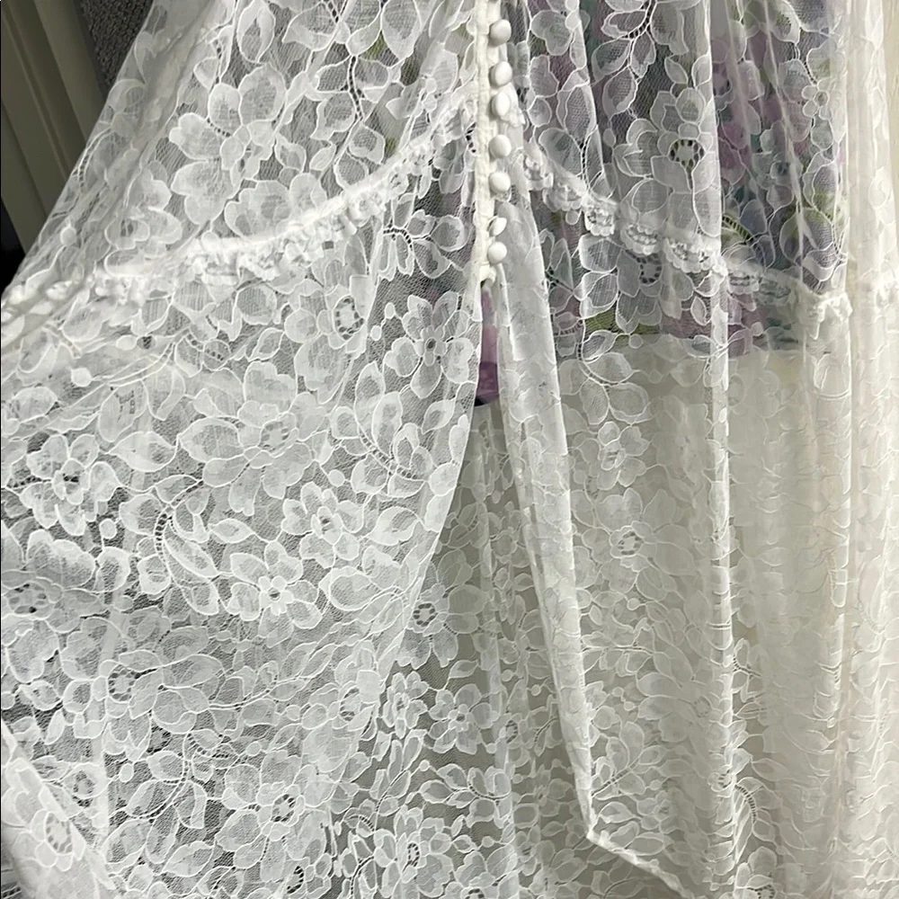 NWT Free People For Love & Lemons Lorette Lace Midi Dress - Picture 9 of 11